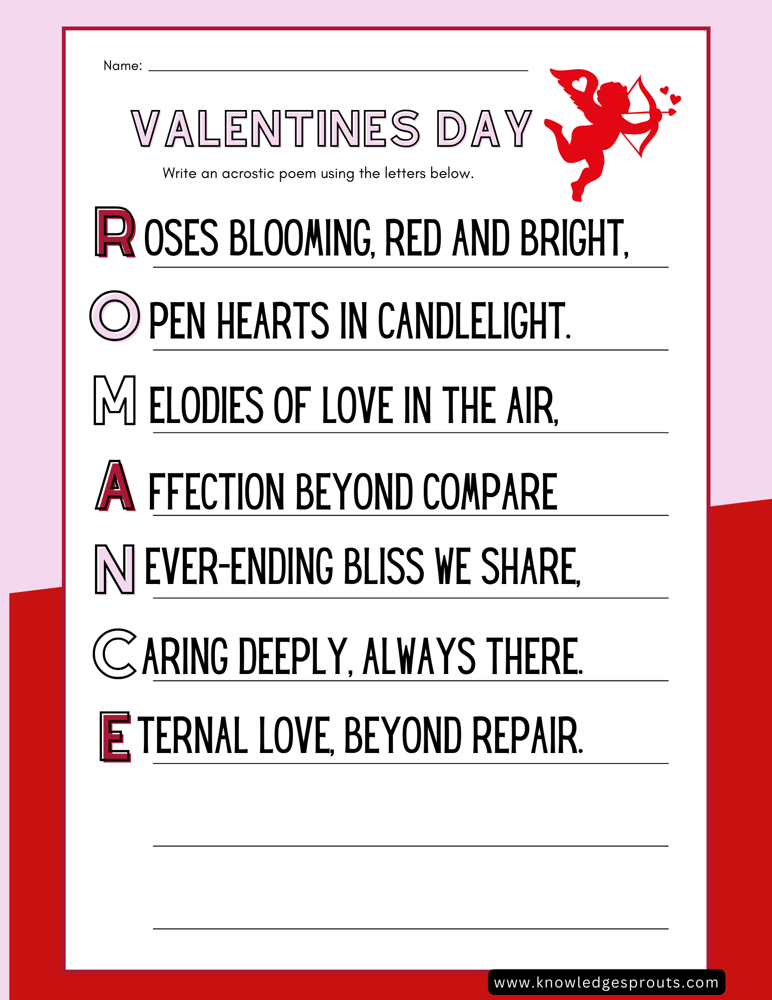 valentine acrostic poem