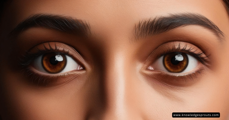 how to describe brown eyes