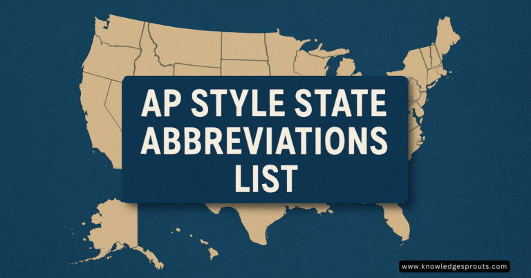 AP Style State Abbreviations