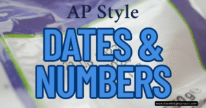 AP Style Dates and numbers